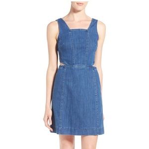 Madewell Sidecut Denim Dress